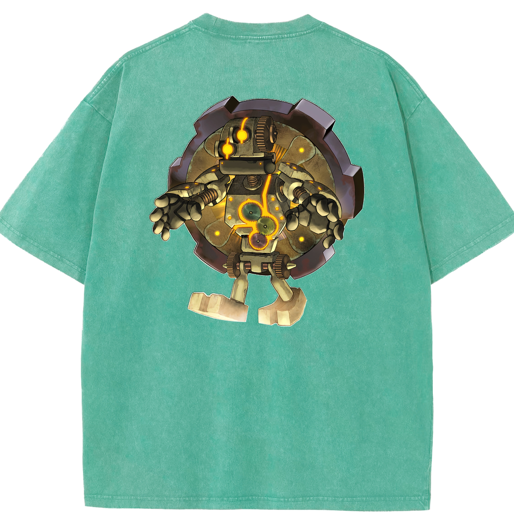 （画像用） 遊☆戯☆王 Yu-Gi-Oh! 綿100% ヴィンテージ風 半袖Tシャツ（背面プリント）